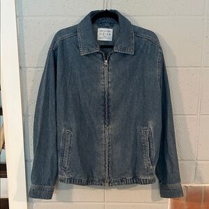 Urban Outfitters Oversized Washed Blue Jacket